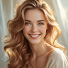 Beautiful Girl with Shiny hair