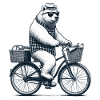 Bicycle Bicycle Bear Sunglasses Hat Gift