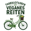 Cycling is vegan riding