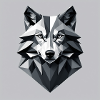 Minimalistic wolf