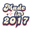 Made in 2017 retro