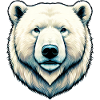 White polar bear