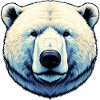 White polar bear