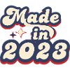 Made in 2023 retro