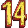 14 Zahl Bunt