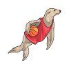Seal Basketteur Basketteur