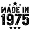 Fabriqué en 1975 - 50e anniversaire