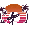 Sunset Surf Vibes 🌊🌴