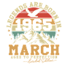 Mars 1965 Vintage bursdag 1965 gave