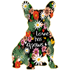 French Bulldog Motif