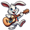 Bunny Guitar Comic