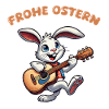 bunny guitar comic easter