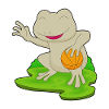 grenouille basketteur basketteur