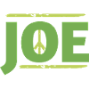 Joe in peace sign graphic