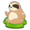 Sloth Yoga Fitness Meditation