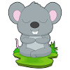 Mouse Yoga Fitness Meditation