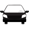 Simple Black Vehicle Graphic