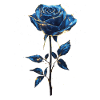 Blaue Rose