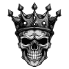 Skull King Crown