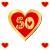50th Birthday HEART CONGRATULATIONS