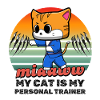 Kawaii Martial Arts Cat Illustration