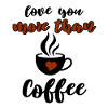 Funny Coffee & Love Design