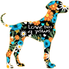 Weimaraner Dog Motif