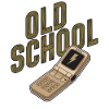 Altmodisches Retro-Klapphandy