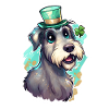 St. Patrick's Day Hund Geschenk