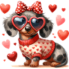Bassotto Bassotto Love Dog Amante dei cani a quattro zampe