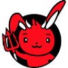 Bunny Devil Demon Evil Satan Hell Trident Costume