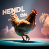Cool chicken "Hendl this"