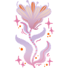 Fleur fantastique rêveuse