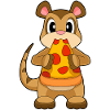Pizza au suricate