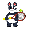 Panda Tennis Tennis Ball