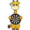 Giraffe Dart Dartscheibe