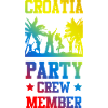 Équipe de fête en Croatie