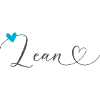 Lean Nom Prénom Calligraphie Coeur