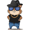 Cool Hamster Hamster Fan Sunglasses