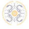 Snake wheel with sun and moon