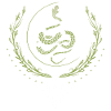 Snake with crescent moon and crystals