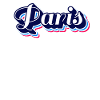 Paris Neon Script Outline