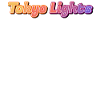 Tokyo Lights Neon Script