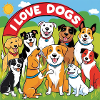 I Love Dogs Cartoon Group