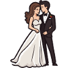 Couple Wedding Bride Groom