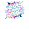 Probably overstimulated. Retro 80s