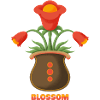 Blossom Blumentopf – Lebendige Blumenpracht