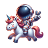 Astronaut Einhorn