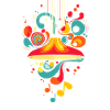 Lamp 70s Music Party