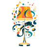 Lamp 70s Music Party
